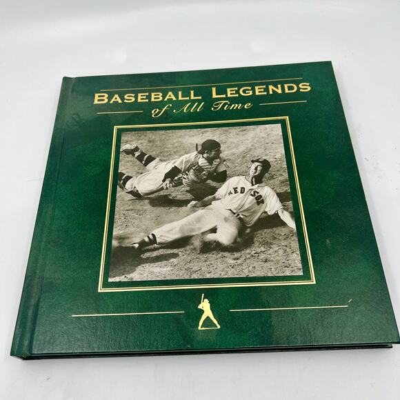 Other - VNTG 1994 Baseball Legends of All Time Hardcover Green MLB